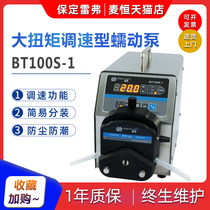 Baoding Refer BT100S-1 speed regulating peristaltic pump stainless steel pump laboratory high torque constant flow pump high viscosity