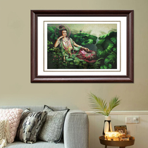 Artisan Su embroidery Flying Heaven Qingping Lean Home Residence Decoration Hanging Painting Embroidery Genuine Silk