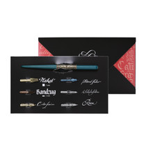 France J herbin Jane Hepburn dip pen pen tip set point flat tip parallel pen flower body English calligraphy pen Hook pen dip pen gift holiday birthday gift box