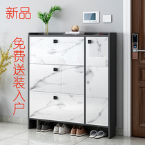 Modern ultra-thin flip shoe cabinet simple living room door Hall Cabinet large capacity porch multi-function locker door shoe cabinet