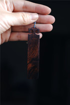 Hainan Huanghuali purple pear bookmark Chinese style classical wood ancient style exquisite cultural and creative gift gift