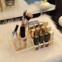 Net red lipstick storage rack storage box makeup transparent acrylic box lipstick glaze desktop display frame makeup