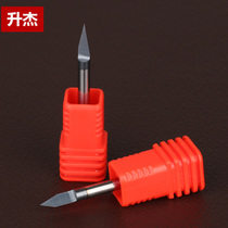 Shengjie imported material 3 175 coating taper flat-bottomed sharp knife engraving machine tool special metal knife full