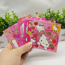 2022 new creative Hong Kong version bronzing red envelopes New Years profits are sealed and pressed year-old bags New Years KT cat square red envelopes