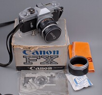 Canon FX fully mechanical film SLR camera with FL FD 58 1 2 large aperture manual lens