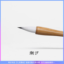 (TIDAL) Water self-idle watercolor Brush Pen Illustrator National Painting Hook Line Work Pen Circadian Twilight Snow Brocade Carp Sleeve Fairy-Cloud Tour