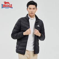 Dragon and Lion Dell official flagship store light down jacket mens short collar autumn and winter coat tide 140321302