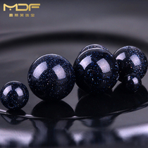 Blue Sandstone Loose Beads Diy Bracelet Beads Handmade String Beads Matching Beads Water Crystal Ornaments Accessories Blue Sandstone Round Beads