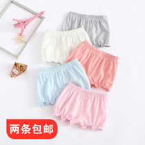 Children pp lantern shorts summer thin baby girl wear cotton bottoming hot pants 0-3 years old bread pants 2