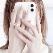 Wearables A finished fake nail New Years Eve Detachable Wearables SELF-ADHESIVE SHORT PREGNANT WOMAN NAIL PATCHES