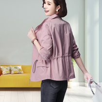 Foreign mother short coat female loose size womens spring and autumn casual work wear small skinny jacket top