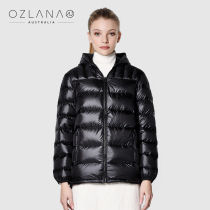 OZLANA2019 autumn winter new pint French white goose down down clothes with light and thin short and lovers down clothes