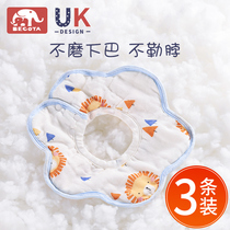 Baby bib summer thin gauze saliva pocket summer male baby female waterproof bib newborn baby spit