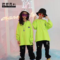 Kesha childrens hip-hop dance suit costume costume childrens jazz dance performance suit hiphop tide