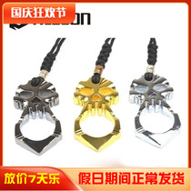 Self-Defense skull single finger buckle ring window breaker glass crusher escape tool Lady Wolf Guard sling