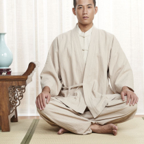 Ci Yuan Japanese monk clothes Work clothes Lay clothes Meditation and meditation clothes Monk clothes Summer breathable and comfortable suit 60814
