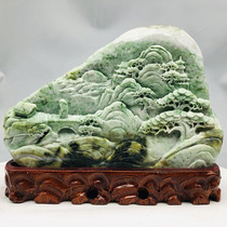  Chinas four famous jade leisurely and contented Dushan jade ornaments 8 5 kg y05