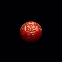 Natural Baoshan South Red Back Moded Beads Single Beads Full of Meat Agate Beads Diamond Star Moon Bodhi Hand String Accessories