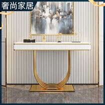Rock board entrance gate stainless steel end View table partition for table Board