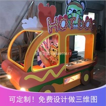 Christmas and Christmas commercial space beautiful Chen drainage ornaments playground childrens cabin shopping mall decoration sale car