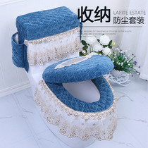 Ning Hui Household Toilet Cushion Eu Type Dust-Proof Containing Toilet Lid Cover Zipper Cushion Universal Waterproof Suit Cushion