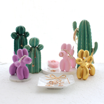 momo Balloon Dog Jewels Accessories display Delicate Macaron Color Small Pendulum to Shoot Props