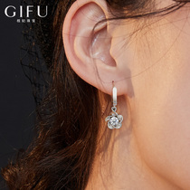 Big name real silver earrings womens sterling silver earrings earrings temperament long stud earrings earrings 202019 new fashion flowers