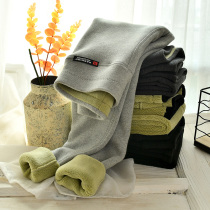 Gush bottom pants female winter outwear lengthened section tall lengthened grey thickened autumn winter Tetty warm cotton pants