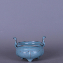 song ru yao glaze stuffed toys branch nail censer fang song do it instead of the old porcelain antique goods home shelf collection decoration