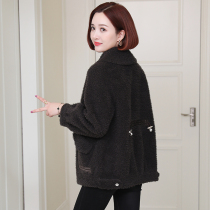 zqqz cashmere coat womens short fur one 2020 winter New lamb wool wool fur coat 0690