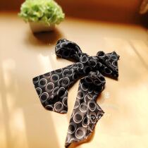 Exit original D 100% mulberry silk scarves black and white classic narrow towels can be turban waist towels etc CJIN-18