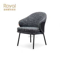 Real Imperial Household Residence Willy-style Light Extravaganza Sofa Chair Living Room Cloth Art Casual Chair Extremely Brief Superior Grey MSSR08