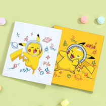 Pikachu hooded clothes children 2021 Spring and Autumn New Korean childrens clothing girls thin foreign boy coat tide