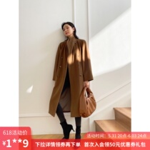 VINTAGEMAXM*RA ANTIQUE 01 COLLECTION GRADE Arch Needle Loose Cashmere Wool Coat