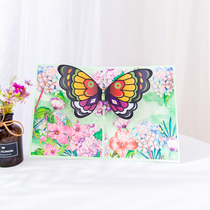 Gong Jifu new Childrens Day greeting card cartoon three-dimensional 3D handmade paper carving birthday creative gift card customization