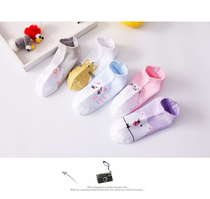 Little girl childrens socks 3 cotton mesh boat socks 5 large childrens cotton socks 7 short socks deodorant 9 summer thin 12-year-old