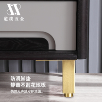 Support feet Adjustable metal cabinet feet Bed legs Coffee table cabinets Sofa furniture mats Bathroom TV cabinet support legs