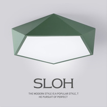 Bedroom lamp Nordic wind ins girl warm romantic wedding room macaron creative simple modern study ceiling lamp