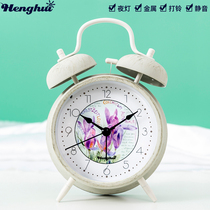 Henghui Fashion Creative Bedroom Brief Silent Little Alarm Clock Students With Cartoon Super Loud Alarm Bells Children Alarm Clock