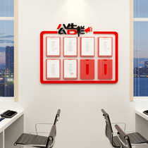 Bulletin board wall sticker information notification bulletin board 3d office wall decoration acrylic company corporate culture