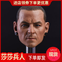 Spot 1 6 soldiers doll male head carving Lincoln Park Chaster Bennington