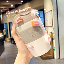 Hong Kong Han Style Brief Straw Insulation Cup Mens And Womens Office Coffee Cup Lovers Home Creative Water Cups