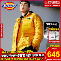 Dickies down jacket left breast logo print jacket winter New men Dicks thick coat 8015 bz