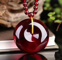 Natural raw mine Baltic Amber Honey Wax Water Drop With No Sign Blood Per and Bloodper Pendant pendant male and female