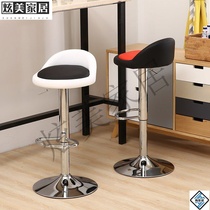 Round chair Shop cashier backrest raised counter high stool Foot high stool Fashion creative leisure simple