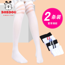 Girls  Stockings Summer thin over-the-knee Princess childrens stockings Student stockings Mid-tube socks Half-height football socks