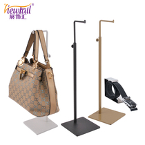 Clothing store bag store hanging bag rack display rack Handbag rack Selling bag rack Bag support bag rack Window decoration shelf