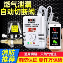 Gas tank leak prevention alarm household kitchen Liquefied Gas Natural Gas Gas automatic cut-off electromagnetic shut-off valve