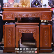 Rosewood table temple home Buddha Hall tribute platform solid wood modern Chinese style Buddha platform hand carved God table