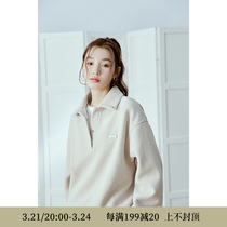 Deer and flying birds Lazy People Suit Casual Loose Polo Comfort soft glutinous sleeves Head necropsy Spring paragraph 4168